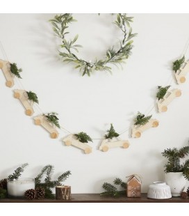 Wooden Car Christmas Tree Garland