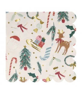 Festif Motif Christmas Large Napkins