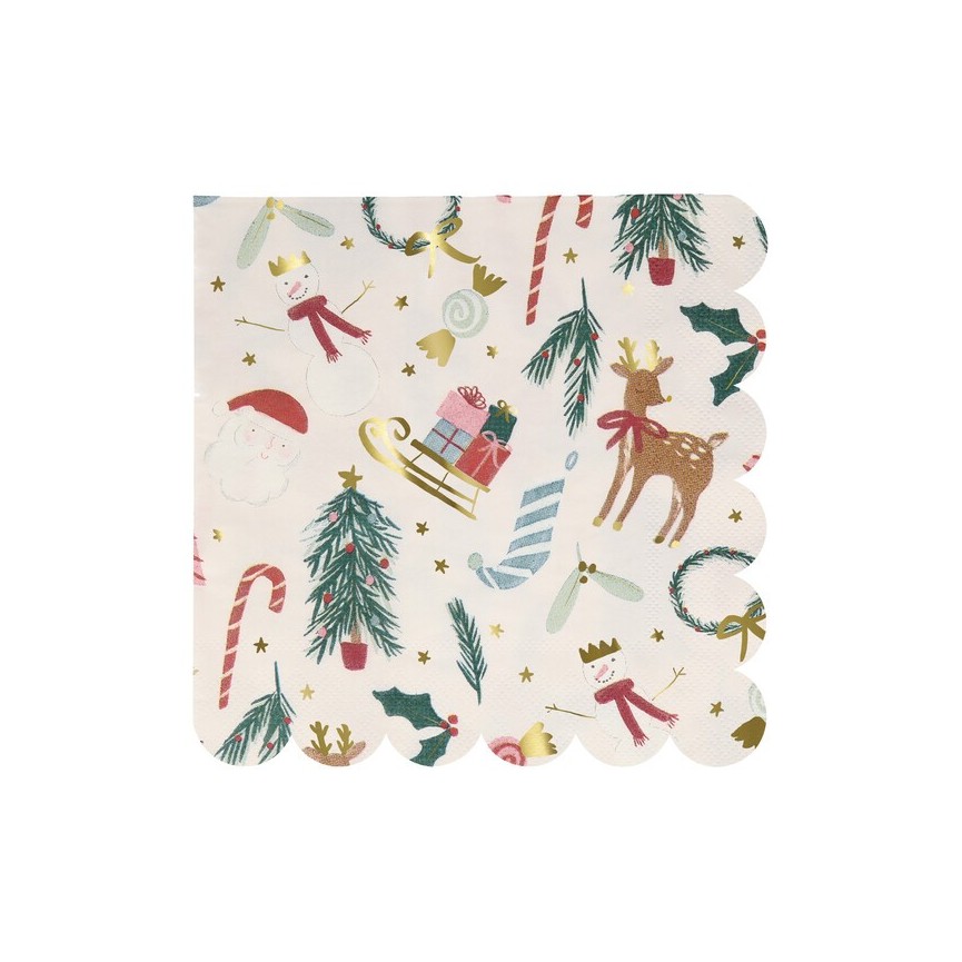 Festif Motif Christmas Large Napkins