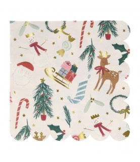 Festif Motif Christmas Large Napkins