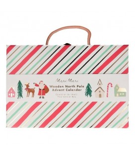 Festive Village Wooden Advent Calendar - Meri Meri