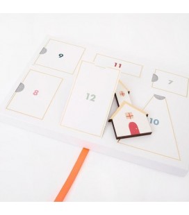 Festive Village Wooden Advent Calendar - Meri Meri