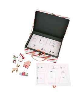 Festive Village Wooden Advent Calendar - Meri Meri