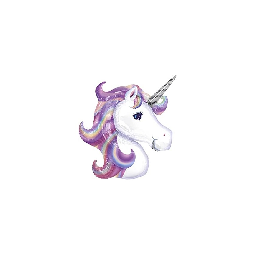 Holographic Unicorn Mylar Balloon