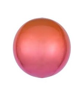 Silver Sphere Orbz Foil Balloon