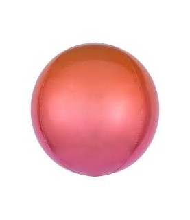 Silver Sphere Orbz Foil Balloon