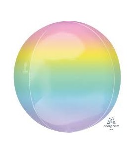 Silver Sphere Orbz Foil Balloon