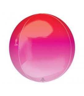 Silver Sphere Orbz Foil Balloon