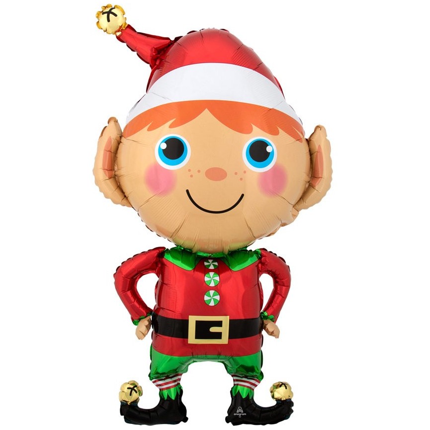 Ballon Aluminium Lutin de Noël