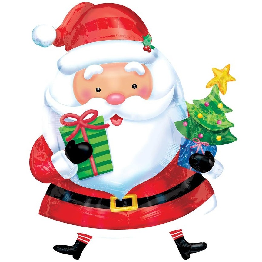 Santa Folienluftballon