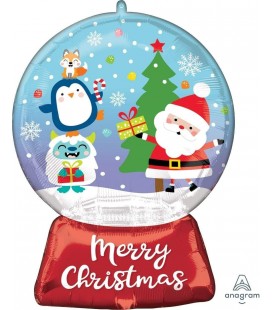 Snow Globe Foil Balloon