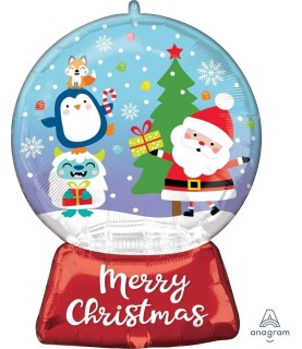 Snow Globe Foil Balloon