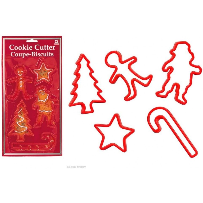 5 Christmas Cookie Cutters