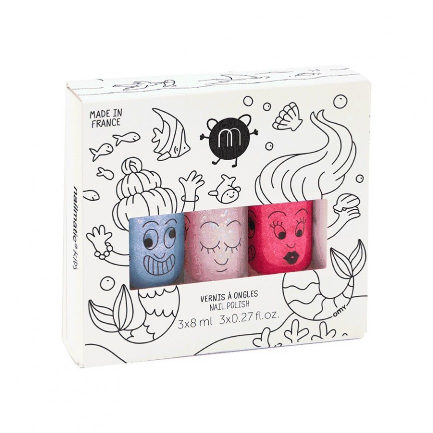 Mermaid - 3 Nail Polish Set