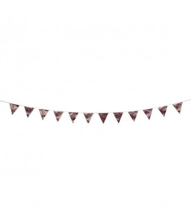 Luxe Pink Glitter Bunting