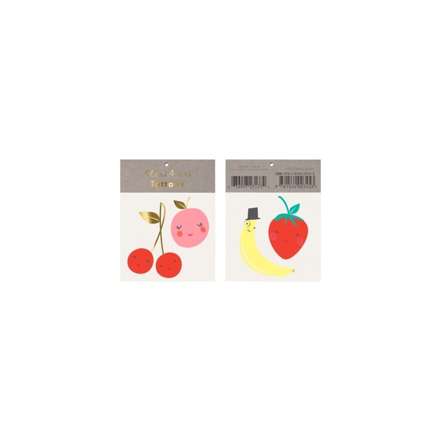 Happy Fruits Tattoos