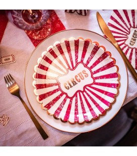 Assiettes Cirque Vintage