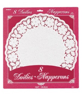 8 Doilies 36.8cm