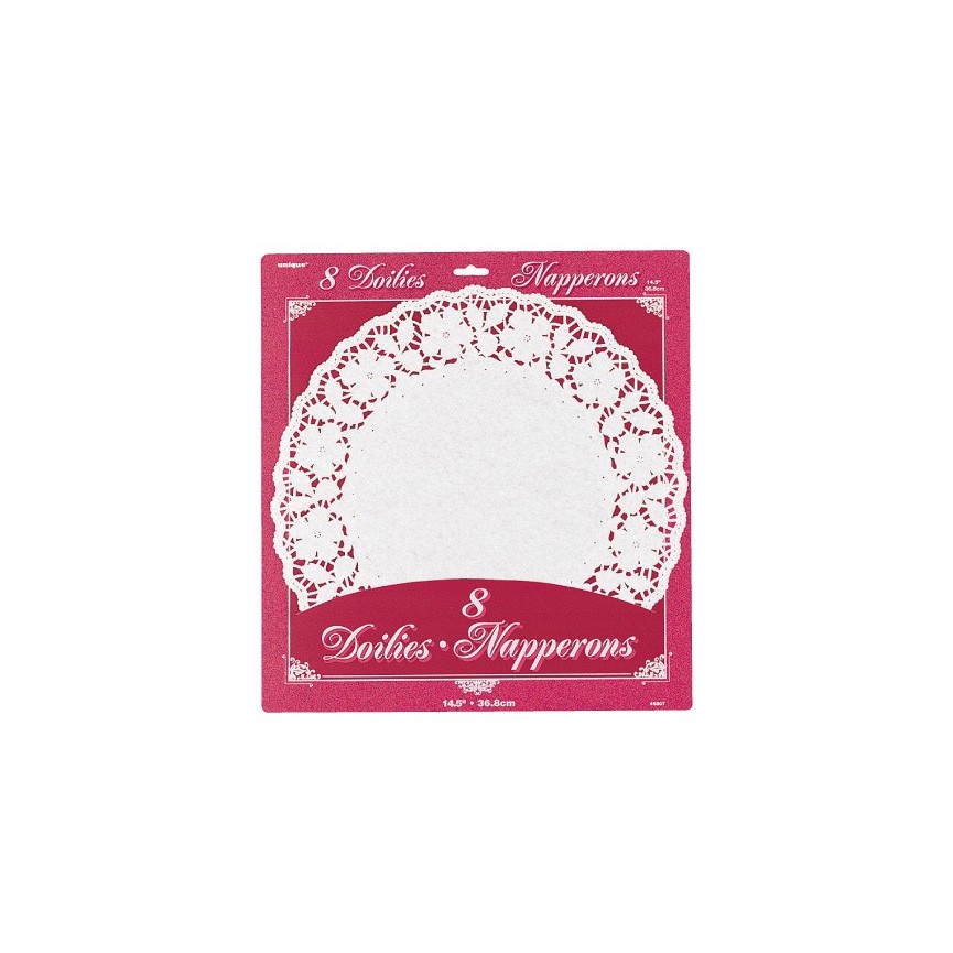 8 Doilies 36.8cm