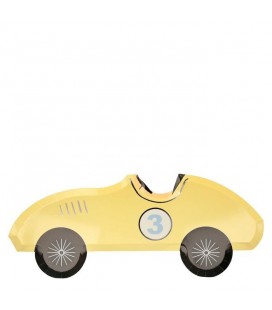 Assiettes Voiture de Course Meri Meri