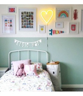 White Letter Banner