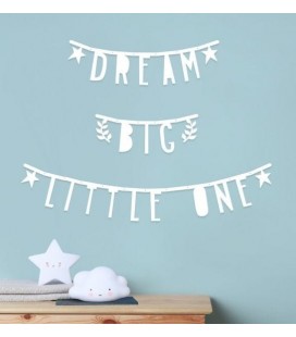 White Letter Banner