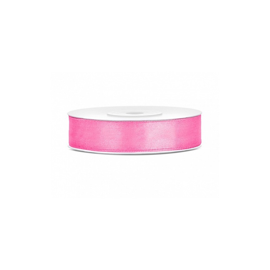 Pink Satin Ribbon 12mm/25m