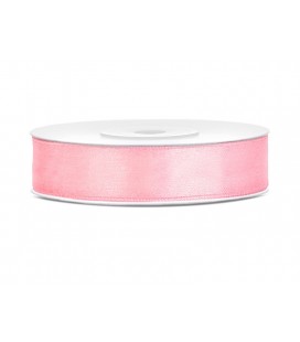 Ruban de Satin Rose Clair 12mm/25m
