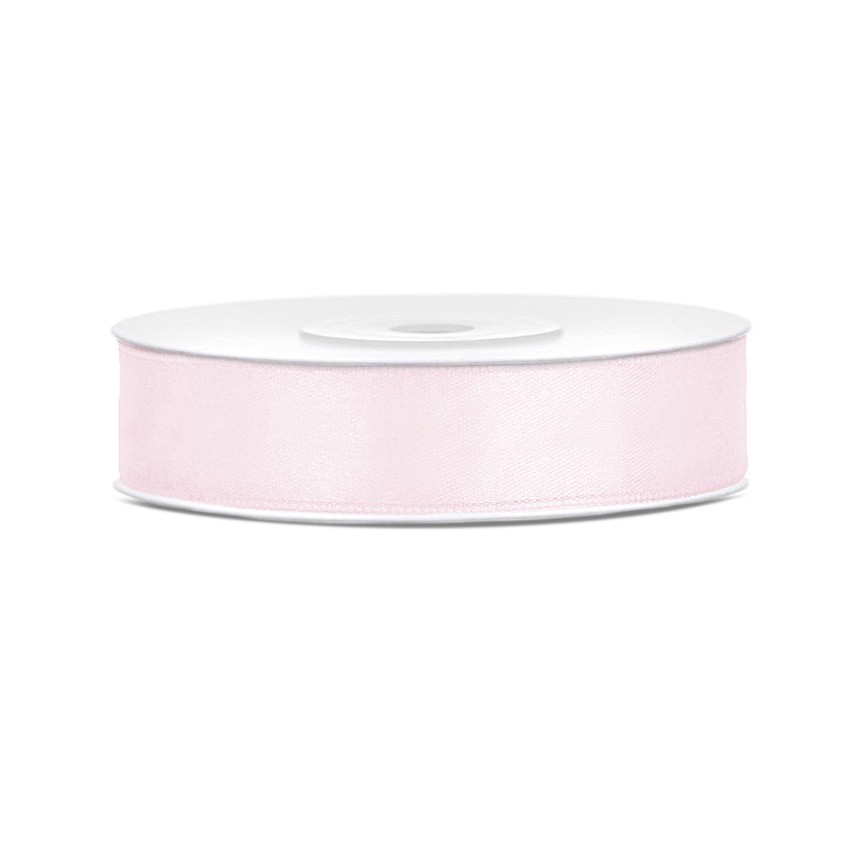 Blush Satin Ribbon 12mm/25m
