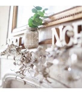 Gold Glitter Mason Jar