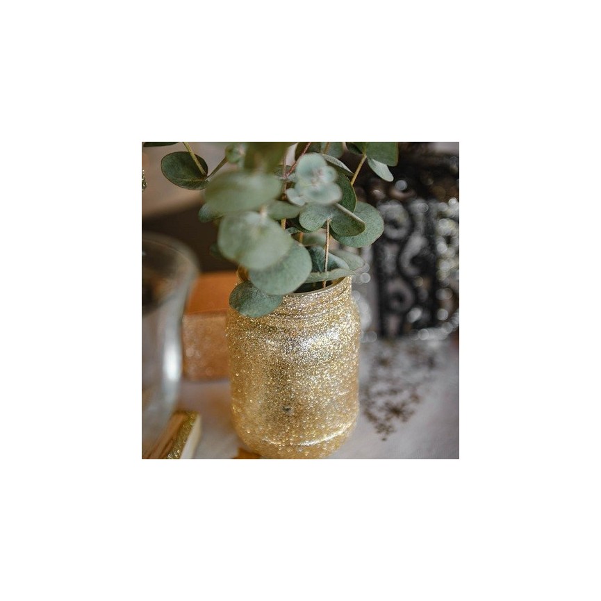 Gold Glitter Mason Jar Gold Glitter Mason Jar