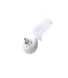 2 Marque-Place Cocotte à Pois Dorés Pailletés