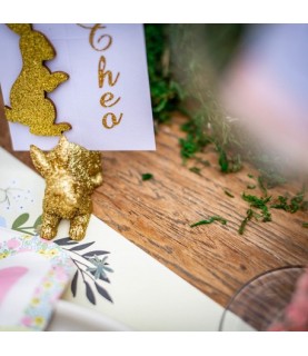 2 Marque-Place Lapinou Glitter