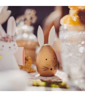 1 Gold Egg Place Card Holder