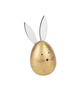 1 Gold Egg Place Card Holder