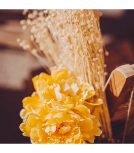 3 Yellow Peonies Bouquet