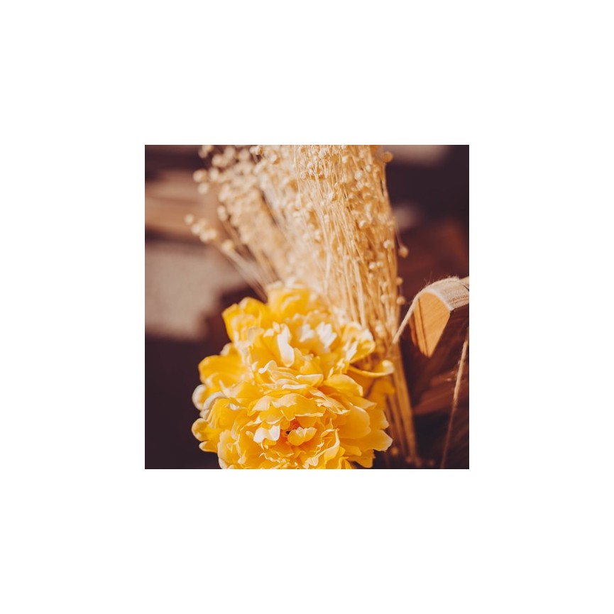 Bouquet 3 Pivoines Jaune