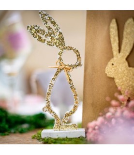 1 Gold Egg Place Card Holder