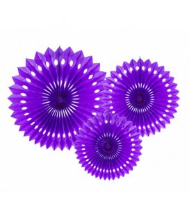 3 Rosetten - Lila