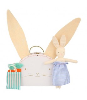 Bunny Mini Suitcase Doll