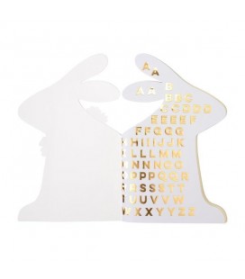 Livre d'Autocollants Lapin de Printemps
