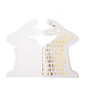 Livre d'Autocollants Lapin de Printemps