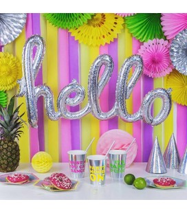 3 Holographic Paper Rosettes