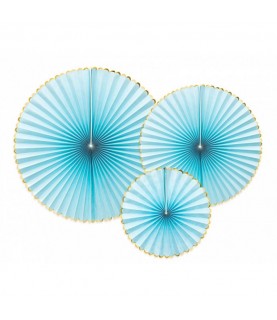 3 Rosaces Bleu Marine