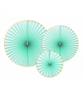 3 Rosaces Bleu Marine