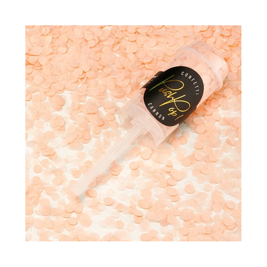 Peach Confetti Popper