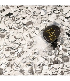 Silver Confetti Popper