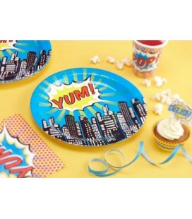Petites Assiettes Super Héros Zap!