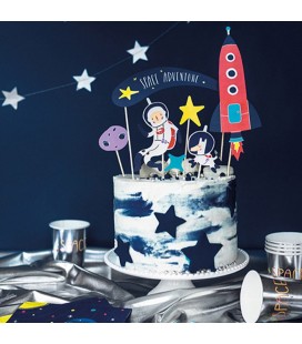 Galaxy Cake Topper