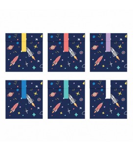 6 Galaxy Treat Bags